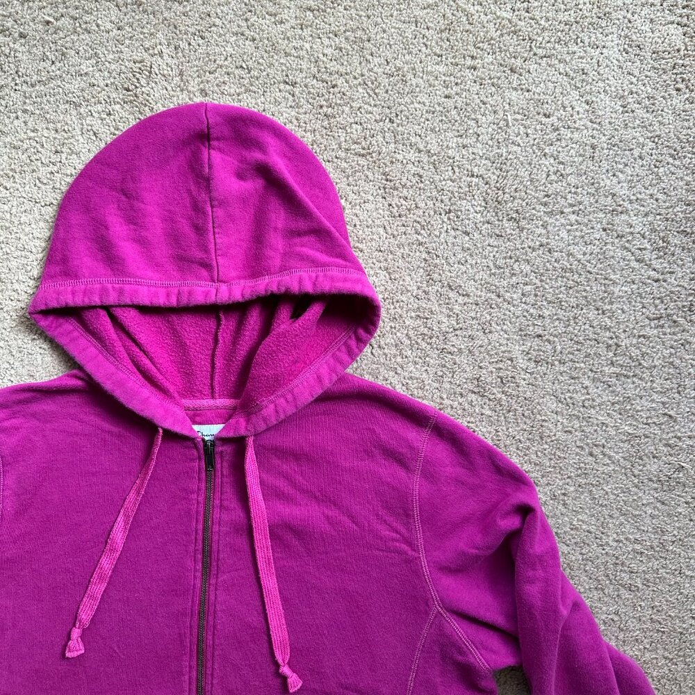 Champion Sweatshirt Womens XL Full Zip Hoodie Pink Long Sleeve Authentic - Picture 5 of 12